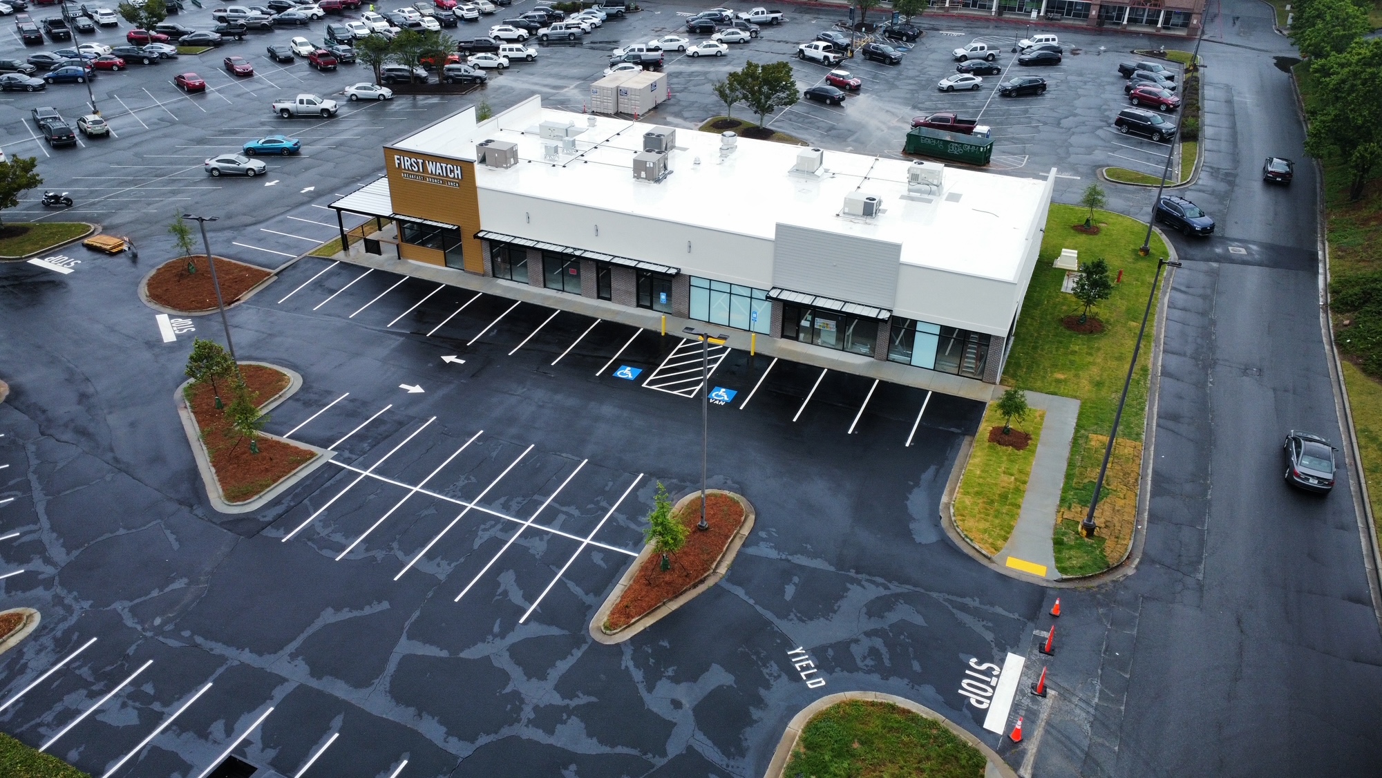 Loganville Aarons Rents Building Split & Renovation